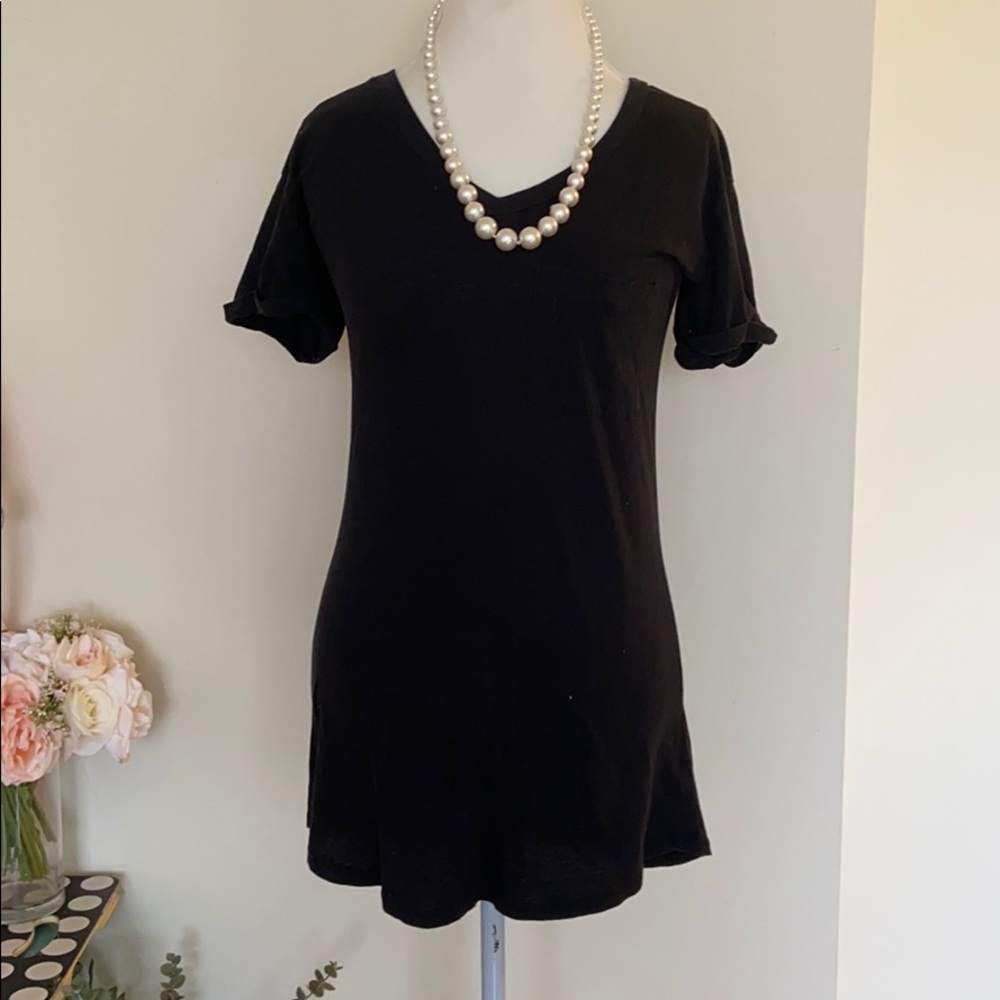 Forever v-neck shirt dress with pocket